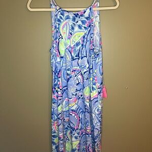 Lilly Pulitzer Margot Swing Dress Blue Peri Pinch Women’s Small